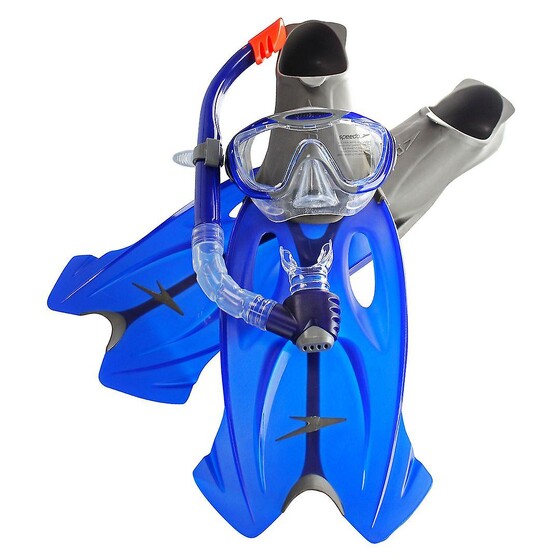Snorgeldamise komplekt Speedo Glide Snorkel Fins+Mask+Tube