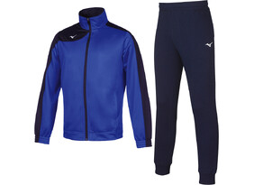 Laste dressikomplekt Mizuno Jr Knit Tracksuit tumesinine/sinine