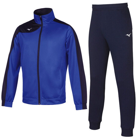 Dressikomplekt Mizuno Jr Knit Tracksuit tumesinine/sinine