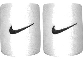 Nike randmepaelad Swoosh wristband valge
