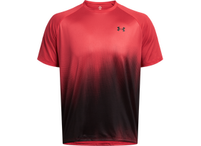 Meeste treeningsärk Under Armour UA Tech Fade SS punane/must