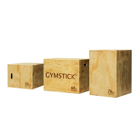 Puidust hüppekast Gymstick Plyo Box 76X60X50 cm