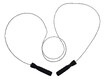 Hüppenöör Tunturi Steel Weighted Pro Jumprope with Sweatband