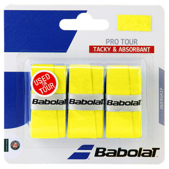 Reketigrip Babolat Pro Tour x3 kollane