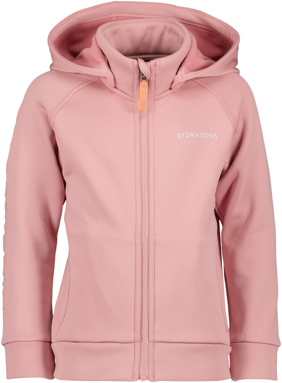 Dressipluus Didriksons Corin Kids Fullzip 7 roosa