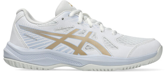 Võrkpallijalatsid Asics Upcourt 6 GS valge/kuldne