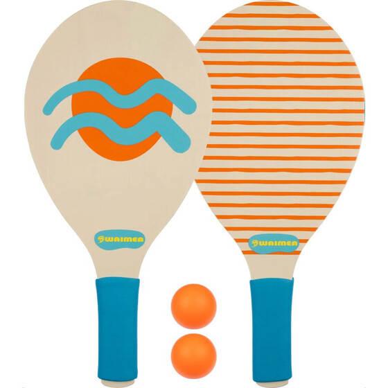 Rannareketite komplekt Waimea Beachball Set Lokelani beež/oranž