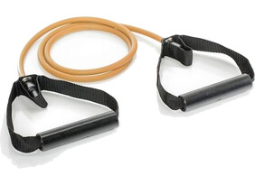 Käepidemetega ekspanderkumm Gymstick nõrk aprikoos