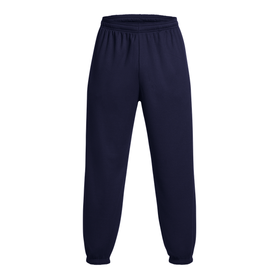 Treeningpüksid Under Armour UA Rival Waffle Jogger tumelilla