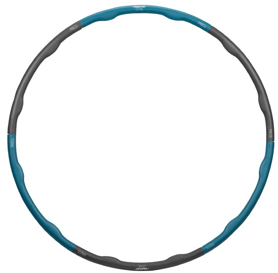 Võimlemisrõngas Avento Hula Hoop 1.5 kg hall/sinine