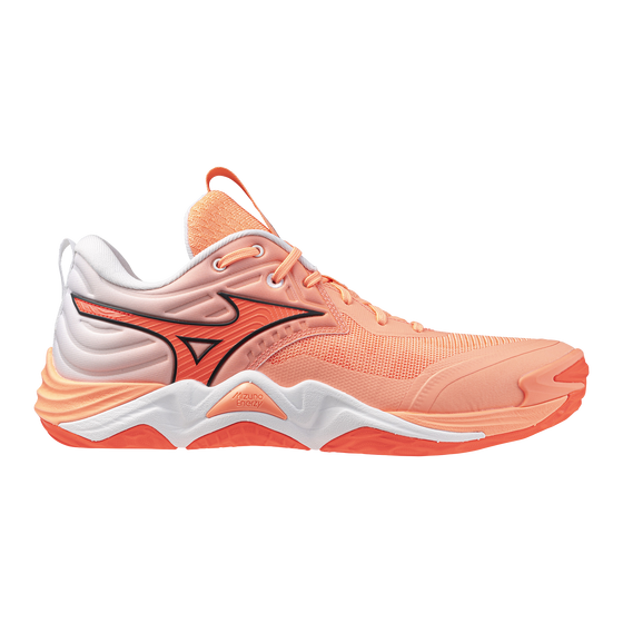 Võrkpallijalatsid WAVE MOMENTUM ELITE oranž/valge