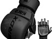 MMA RDX Sparringu kindad Shooter F6 Matte must S/M