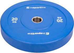 Raskusketas inSPORTline Bumper Plate Go 50 mm 20 kg sinine