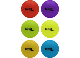 PVC pall Softee 18 cm neoonkollane