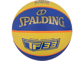 Tänavakorvpall Spalding TF-33 outdoor, kollane/sinine, suurus 6