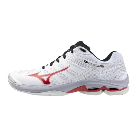 Võrkpallijalatsid Mizuno WAVE VOLTAGE 2 valge/tumesinine