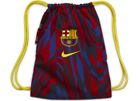 Seljakott/jalanõudekott Nike Stadium FC Barcelona Gymsack punane/sinine