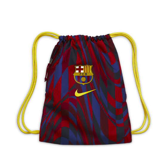 Seljakott/jalanõudekott Nike Stadium FC Barcelona Gymsack punane/sinine