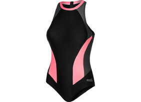 Naiste ujumistrikoo Aqua-Speed Nina must/roosa