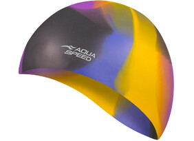 Ujumismüts Aqua Speed Bunt 46 lilla/kollane