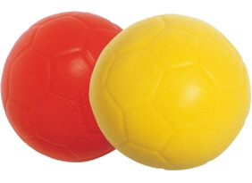 Jalgpall poroloonist punane 20cm, 150g