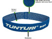 Venituskumm Tunturi Textile Heavy, sinine