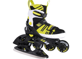 Laste uisud/rulluisud Tempish Misty Duo must/roheline