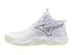 Võrkpallijalatsid Mizuno WAVE MOMENTUM ELITE MID valge/heleroheline