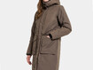 Parka Didriksons Leya 4 Long tumepruun (Mocha Brown)