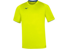 Meeste treeningsärk Mizuno Core Short Sleeve Tee kollane/sinine