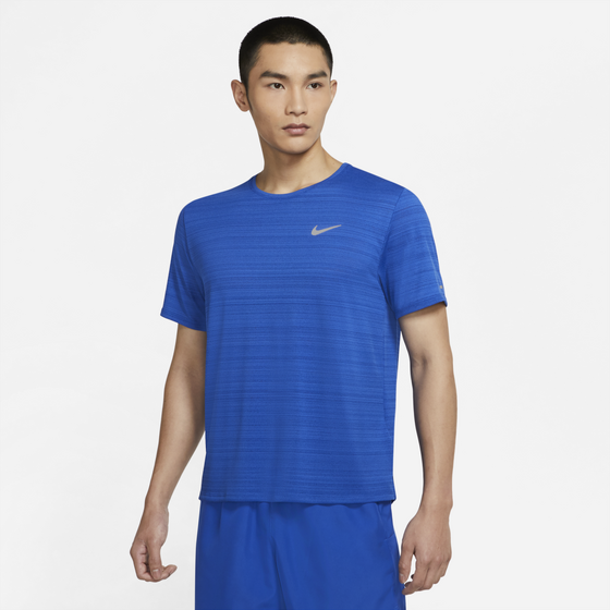 Treeningsärk Nike M DF MILER TOP SS sinine