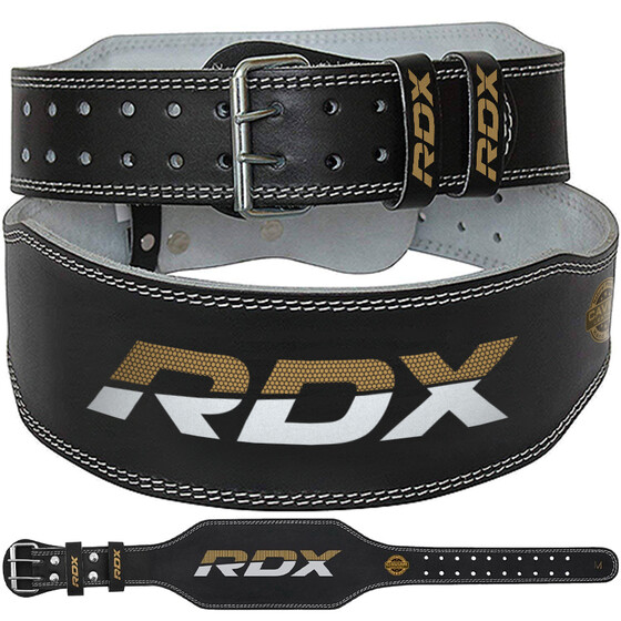 Tõstevöö RDX Belt 4" must/kuldne