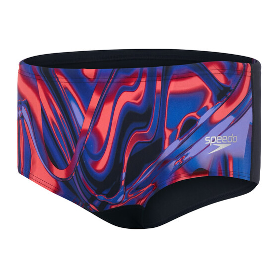 Ujumispüksid Speedo Allover Digital 14cm Brief M must/roosa