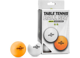 Lauatennisepallid Court Table Tennis Two-Star 6 palli