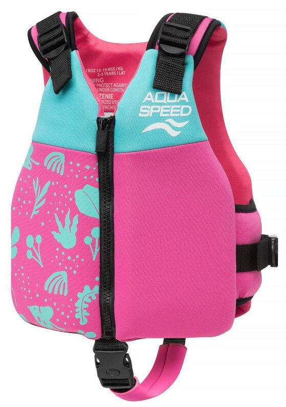 Ujumisvest Aqua Speed Safe Splash roosa/sinine 15-19 kg