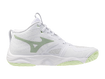 Võrkpallijalatsid Mizuno WAVE MOMENTUM ELITE MID valge/heleroheline