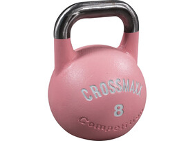 Võistlus sangpomm Crossmaxx Competition Kettlebell 8 kg roosa