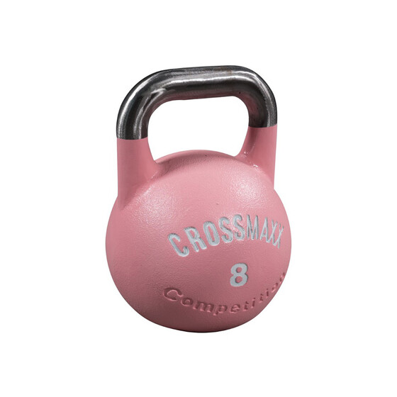 Võistlus sangpomm Crossmaxx Competition Kettlebell 8 kg roosa