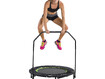 Batuut Tunturi 4-folding Fitness Trampoline must/roheline