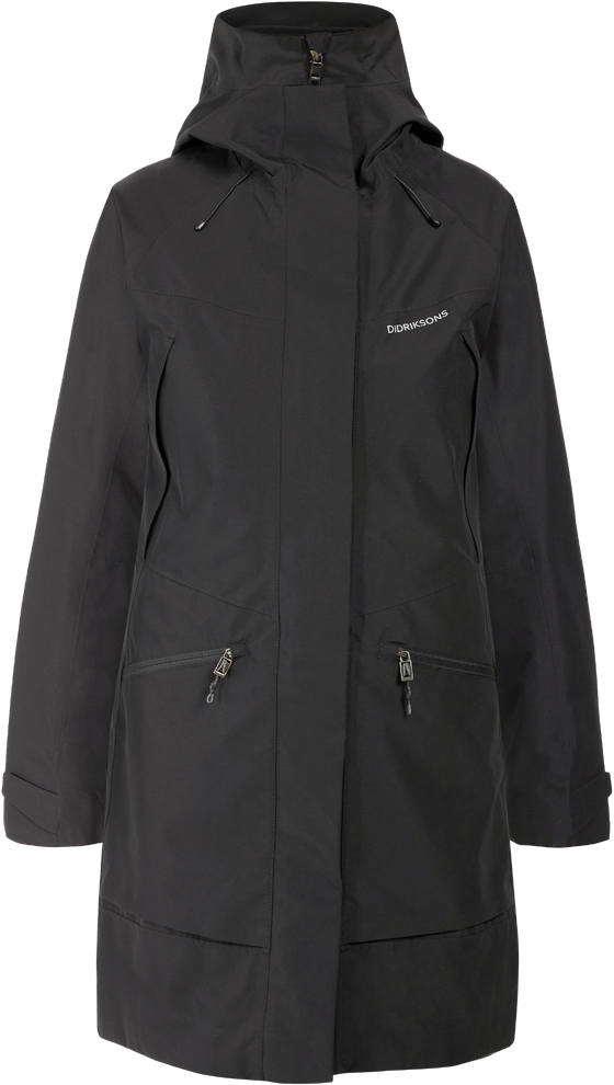 Kevad/sügis parka Didriksons Ilma 8 must