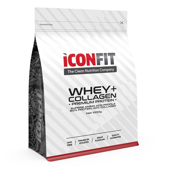 Iconfit Whey+ Collagen vanilje 1 kg