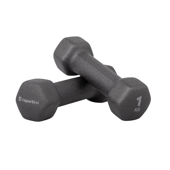 Hantlid Neoprene Dumbbells inSPORTline ON-X Renbell 2 x 1 kg