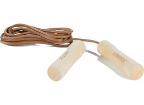 Hüppenöör Gymstick Leather Jump Rope Wooden