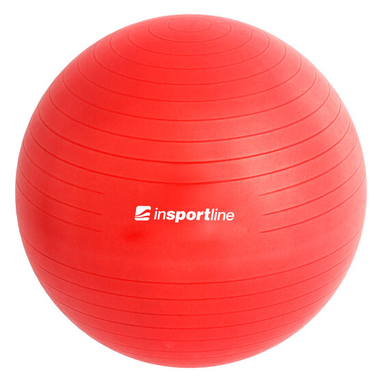 Võimlemispall Insportline 75 cm punane, kandevõime 600 kg