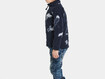 Fliispusa Didriksons Monte Printed Kids' Full-Zip 10 tumesinine