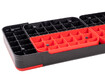Stepipink Aerobic Exercise Step Platform inSPORTline AS250 must/punane