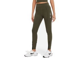 Naiste treeningpüksid Nike W NSW LEGASEE LGGNG ZIP U roheline
