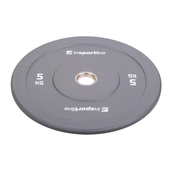 Raskusketas inSPORTline Bumper Plate Go 50 mm 5 kg hall