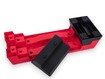 Stepipink Stepipink Aerobic Step Platform inSPORTline Absater Evo punane/must