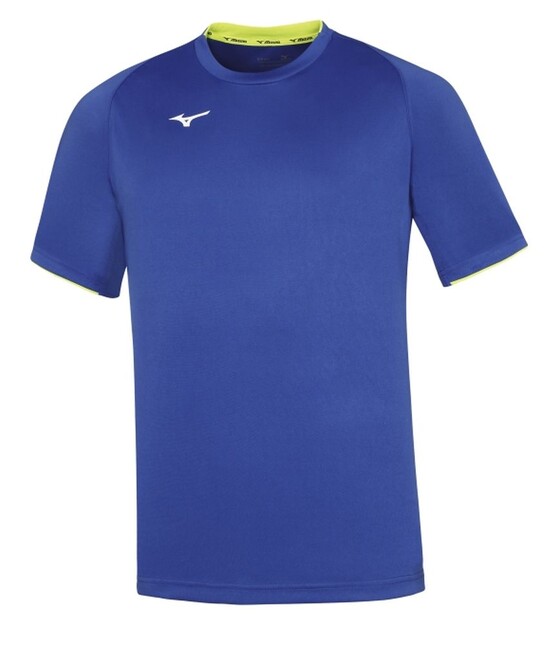 Treeningsärk Mizuno Core Short Sleeve Tee sinine/kollane